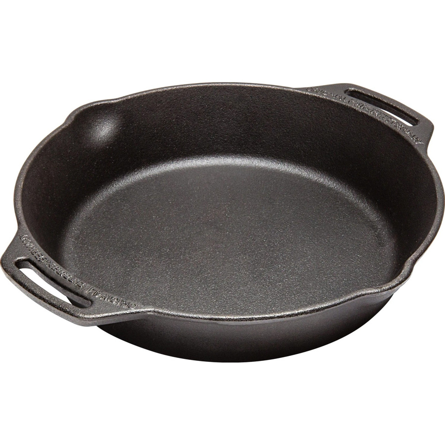 Petromax Feuerpfanne FP25H-T aus Gusseisen in Schwarz mit 2 Henkeln, Durchmesser: 25 cm - Bild 2
