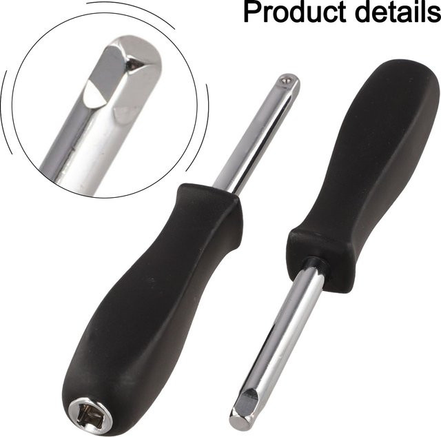 DAZZLEEX Dual-Zweck Steckschlüssel Set mit 6,3mm Bodenloch Verbindung und 1/4 Zoll Quadratischer Stange, 2 Stück - Bild 1