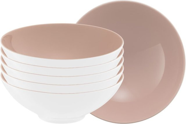 Seltmann Weiden Dessertschalen Life Fashion aus Keramik, Multicolour und Pink, 6er Set, Durchmesser: 14,6 cm - Bild 1