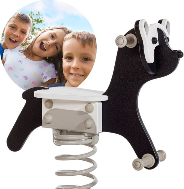 Spielturmking Federwippe Federtier Panda, Schaukelwippe, DIN EN 1176 - Bild 1