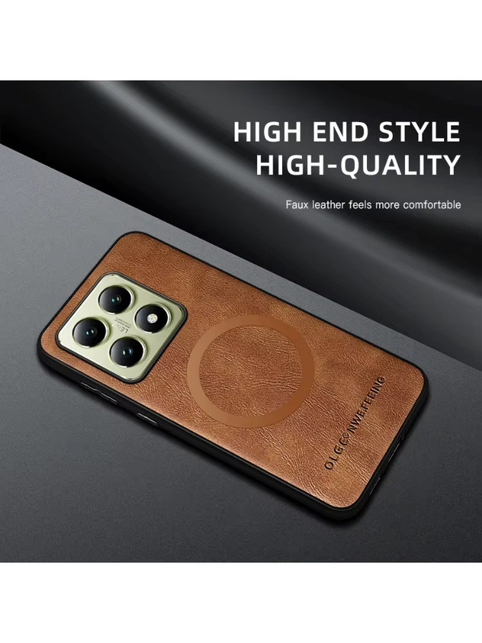 Luxuriöse magnetische PU-Lederhülle für Motorola Moto Edge 70 Ultra, 60 Pro, Fusion, G86, Power, G56, G66 in Grau - Bild 4