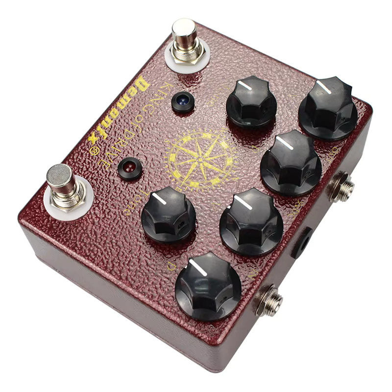 Demonfx King of Tone Overdrive Stompbox Analoges Gitarren Effektpedal in Blau - Bild 3