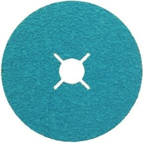 VSM Fiberschleifscheibe AF890 für Winkelschleifer, Durchmesser: 125 mm, Körnung: K36, Farbe: Türkis - Bild 1