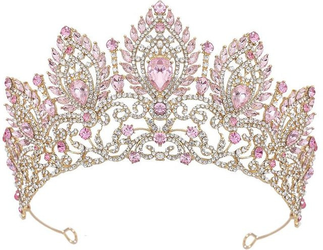 YIRAN Jewelry Diadem, Weiß, Kristall, Messing, Damen - Bild 1