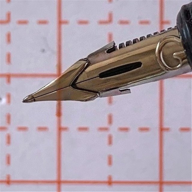 BALAOYE Kalligraphie-Übungsstift mit doppelschichtiger Stiftspitze aus Holz, Schwarz, 1,0 mm - Bild 1