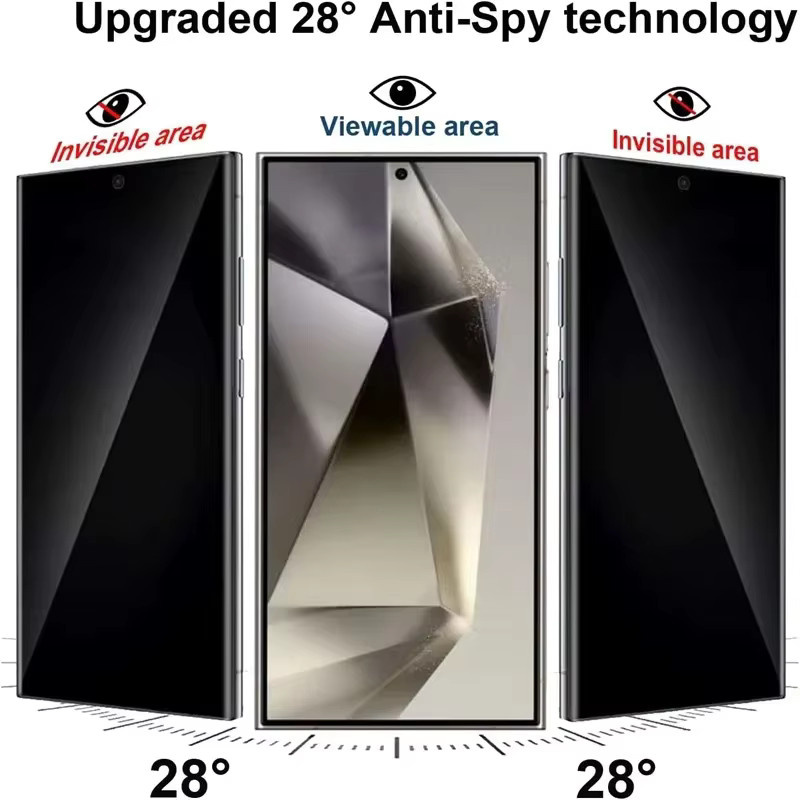 Samsung Datenschutz-Hydrogel-Displayschutzfolie für Galaxy A55 5G A35 A26 A16 S24 S23 S22 Ultra FE Plus und weitere Modelle - Bild 3