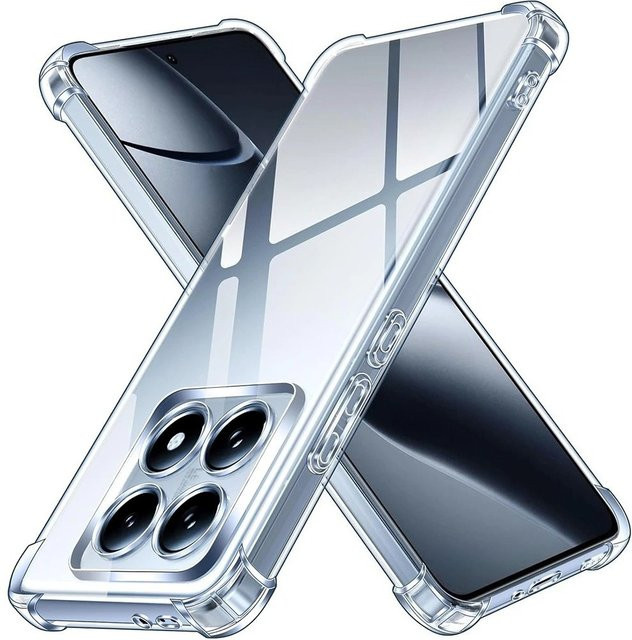 Stoßfeste TPU Schutzhülle für Xiaomi 15 14T 13 13T 12 12X 12S 12T Pro in Transparent - Bild 1