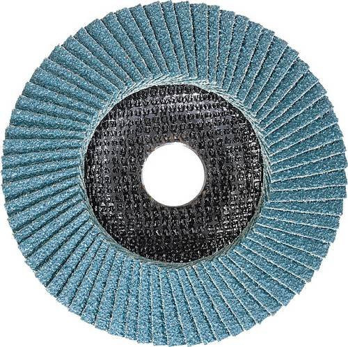 Kwb CUT-FIX Schleifmop Lamellenschleifteller für Metallbearbeitung, Blau, Durchmesser: 125 mm - Bild 1
