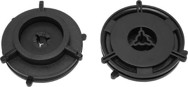 YOSOO NAB-Nabenadapter Set für 10-Zoll-Reel-to-Reel-Tonbandgeräte in Schwarz - Bild 1