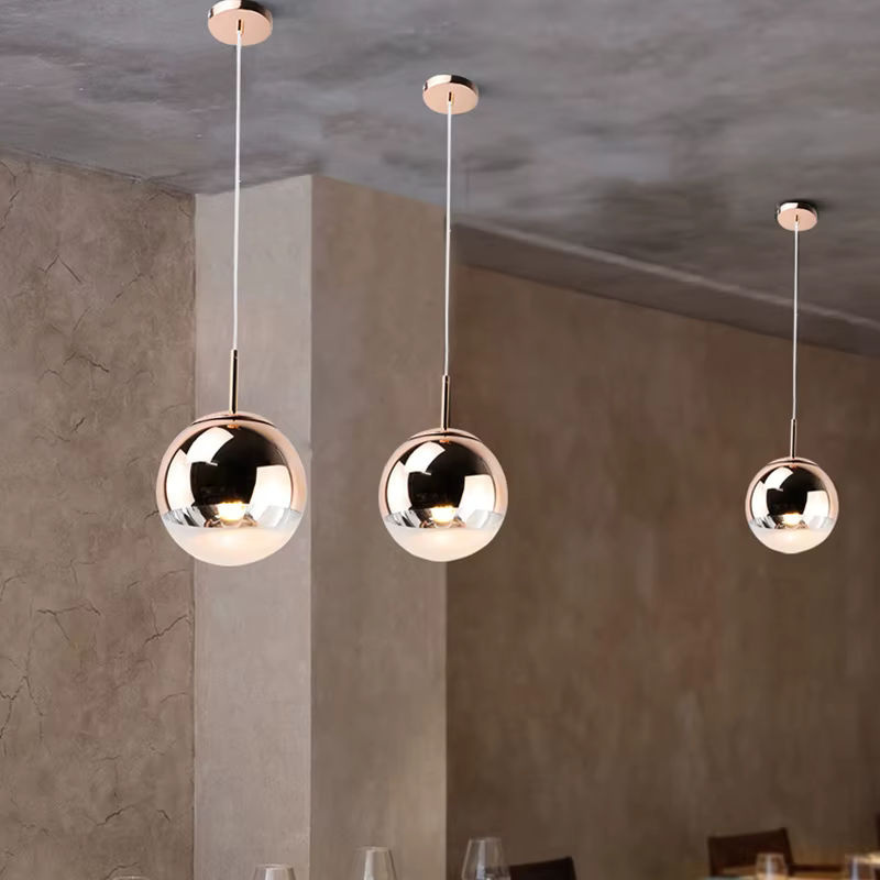 QUASHION Nordic Ball Anhänger Lampe im modernen Design für Wohnzimmer und Schlafzimmer - Bild 3