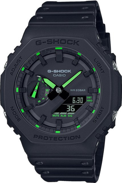 Casio G-Shock Armbanduhr, Quarz, Kunststoff, Schwarz, 45 mm, Herren - Bild 1