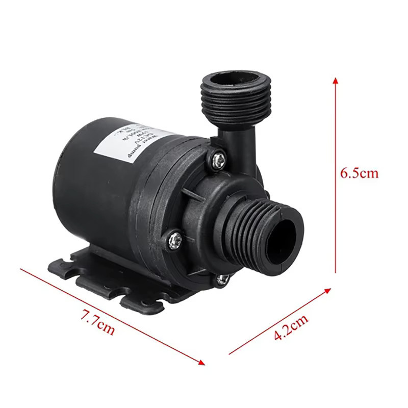 Bürstenlose Solarenergie Wasserpumpe Set in Schwarz mit 800 l/h und 50 W für Fischteich und Gartenbrunnen - Bild 2