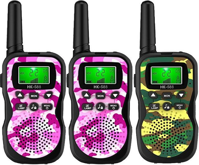 Market-6 Kinder-Walkie-Talkie, 3-teiliges Set, 3 km Reichweite - Bild 1
