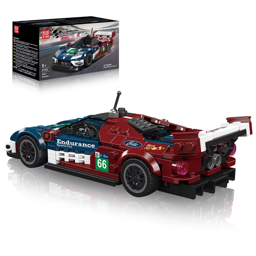 Mould King 27103 NO.Leman Endurance Sport Auto Bausteine Set mit 347 Teilen in Mehrfarbig - Bild 4