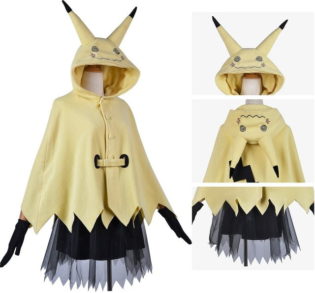 TAKARA TOMY Pokémon Mimikyu Pikachu Cosplay Kostüm, Mädchen - Bild 1