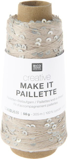 Rico Design Creative Make It Paillette in Silber - Bild 1