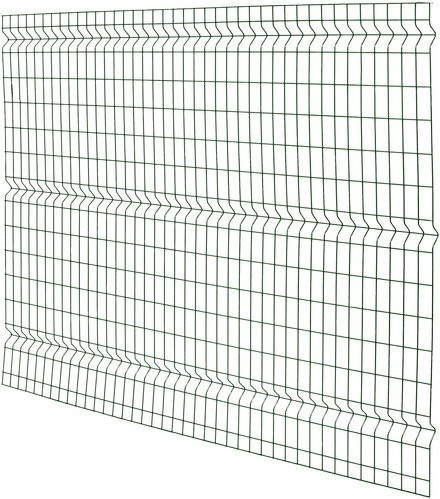 FLORAWORLD 3D-Einstabmattenzaun aus Stahl in Grün, H x B x T: 150 x 200 x 4 cm - Bild 1