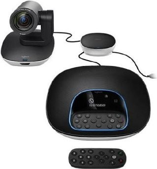 Logitech GROUP Videokonferenz-Kit mit Full HD Webcam in Schwarz und Silber - Bild 2
