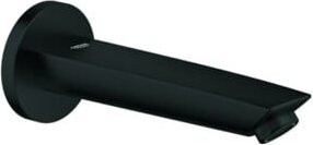 Grohe Eurosmart Wanneneinlauf für die Wandmontage in Matt Black, Auslauf: 17,1 cm - Bild 1