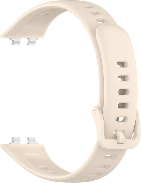 Techsuit Uhrenarmband Silikon, Creme, Weiß, Unisex - Bild 1