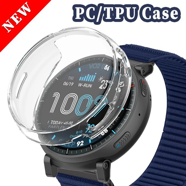 Schutzhülle Amazfit Active Max, Kunststoff, transparent - Bild 1