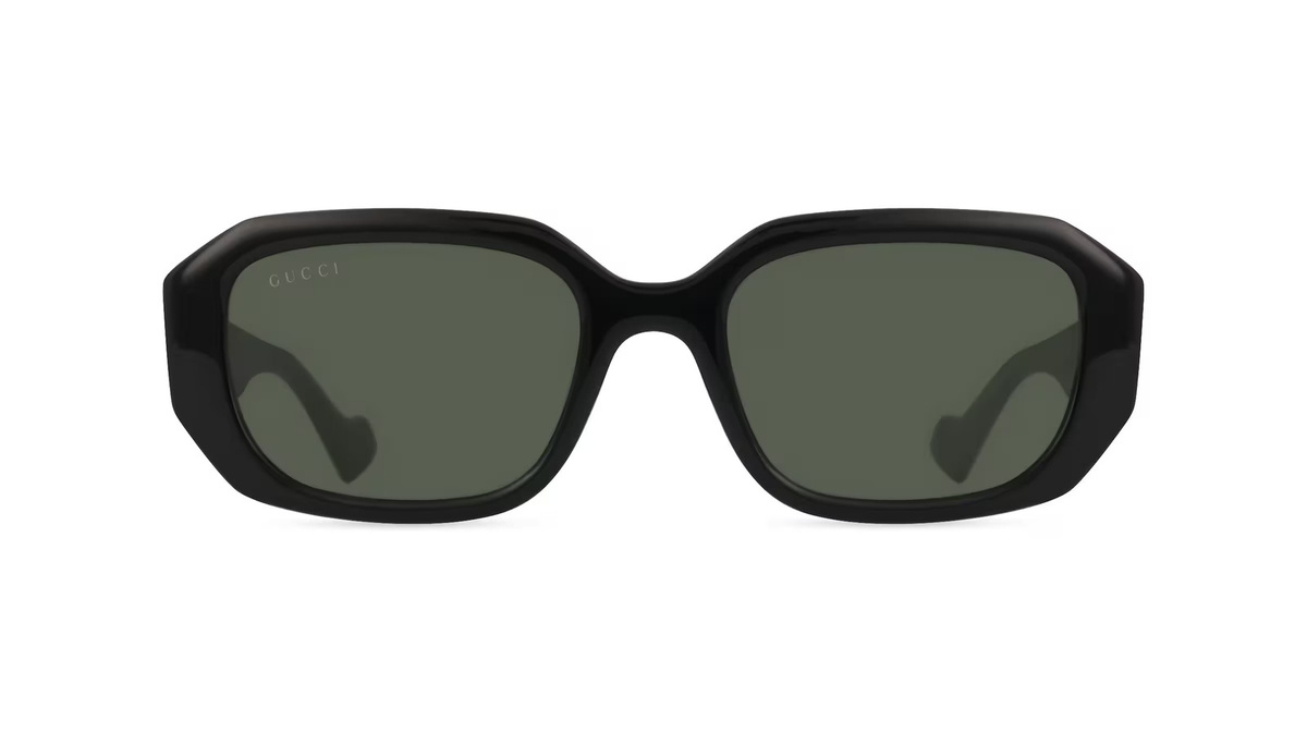 Gucci GG1535S Sonnenbrille Vollrand, quadratisch, Acetat, Unisex, schwarz - Bild 1