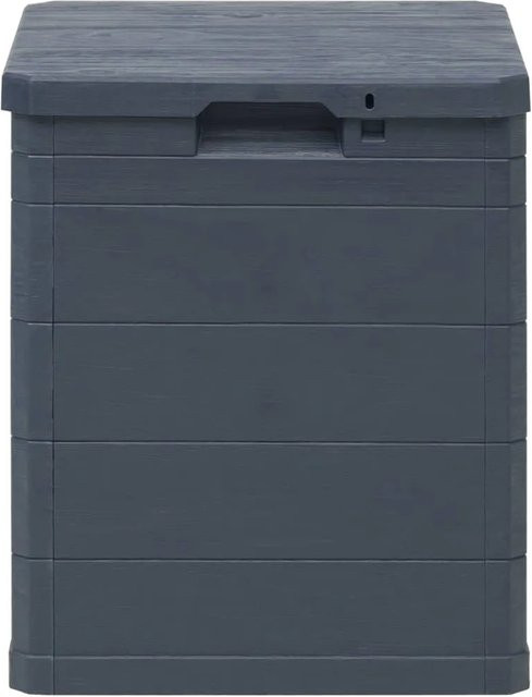 vidaXL Garten-Aufbewahrungsbox aus Kunststoff, 90 l, Anthrazit - Bild 1