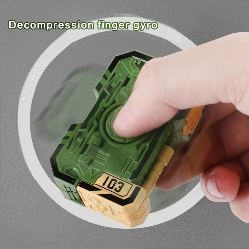 AHHLCLT Verformte Auto Tank Fidget Spinner, Zappeln Spielzeug, Hand Spinner Vent Spielzeug - Bild 3
