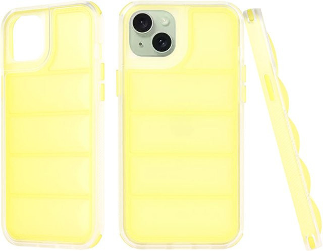 Techsuit Wave Shield Schutzhülle für Apple iPhone 15 Plus in Gelb - Bild 1