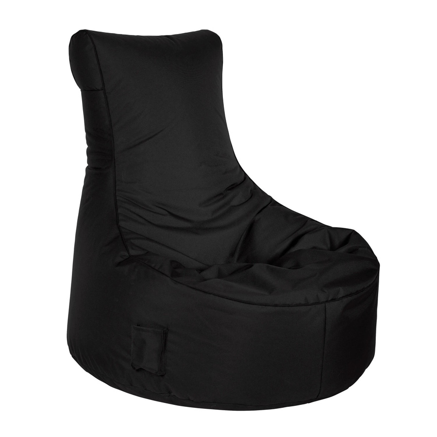 Sitting Point Sitzsack swing scuba in Schwarz, wasserabweisend und abwaschbar, B: 65 cm, T: 90 cm, H: 95 cm - Bild 2