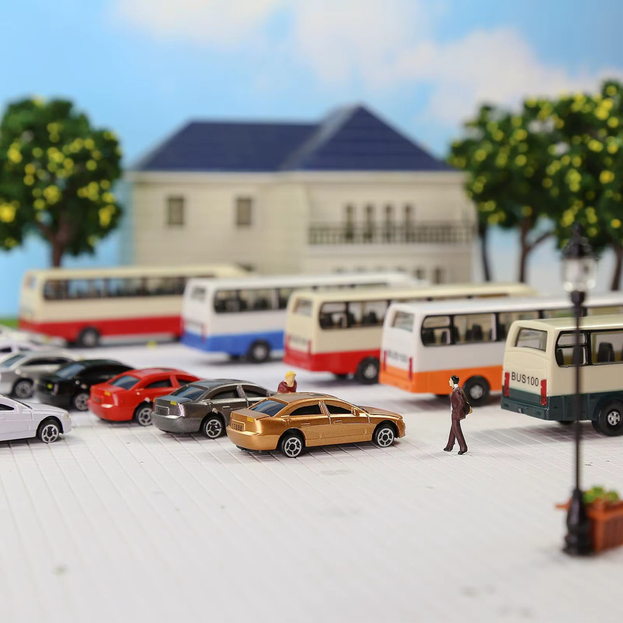 TERAYSUN Miniatur Auto Modell Spielzeug, Kunststoff, 30-teiliges Set - Bild 3