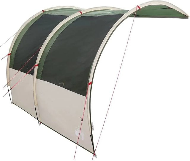 vidaXL Wasserfester Tarp Bogen mit Dach in Grün, B/T/H: 260 x 200 x 260 cm - Bild 1