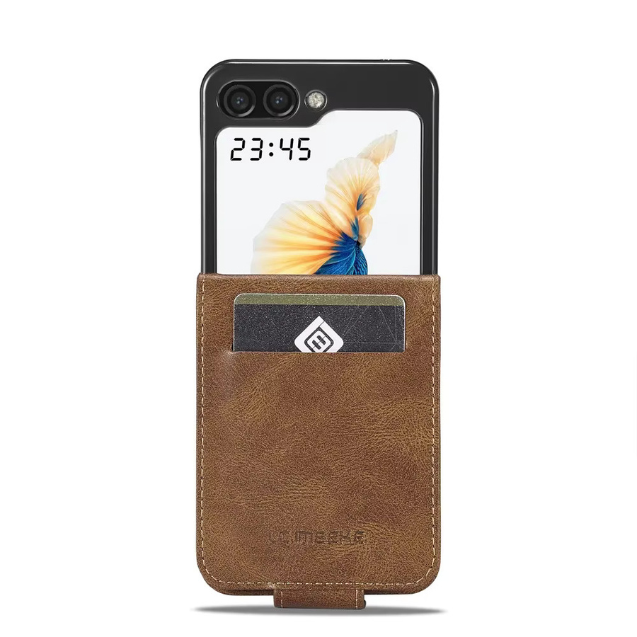 Brieftasche Handyhülle mit RFID-Schutz für Samsung Galaxy Z Flip 7, 6, 5, 4, 3 5G in Schwarz oder Braun - Bild 2