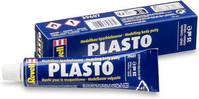 Revell Plasto Filler/Repair Putty, Modellbau-Spachtelmasse, Grau - Bild 3