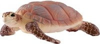 Schleich Spielfigur Echte Karettschildkröte in Rötlich-braun und Braun-gelb - Bild 1