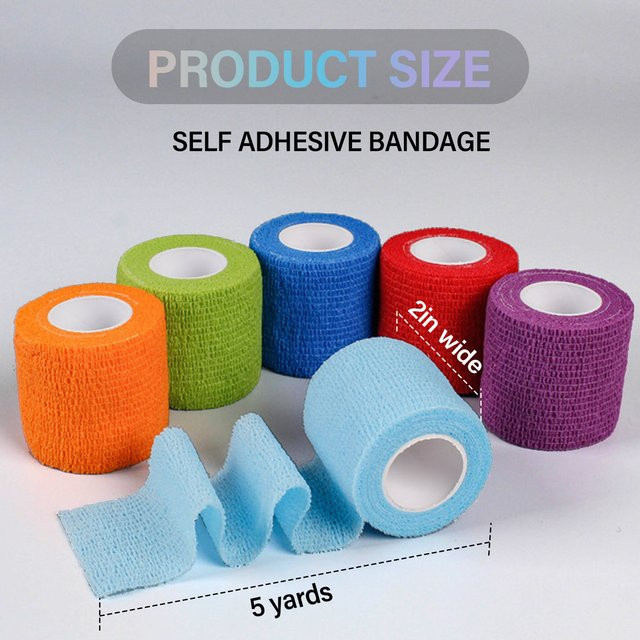 KVM Tattoo-Handgelenkbandage, selbstklebend, elastisch, Unisex - Bild 1