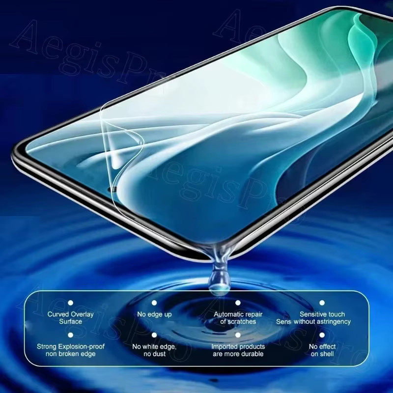 3 Stück SnakeGlass HD-Hydrogelfolie für Vivo X300 und Vivo X300 Pro, transparente Displayschutzfolie mit hoher Empfindlichkeit und wasserabweisender Oberfläche - Bild 2