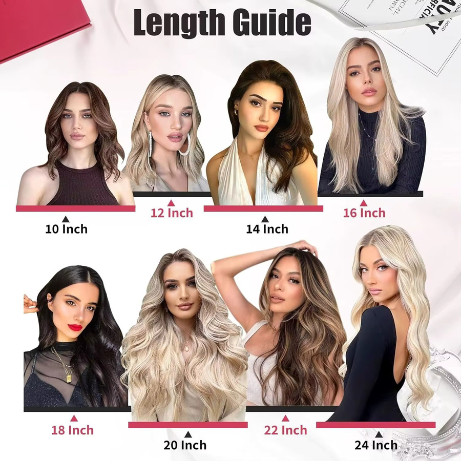 Moresoo Tape-in Haarverlängerung, 100% echtes Remy Human Hair - Bild 5