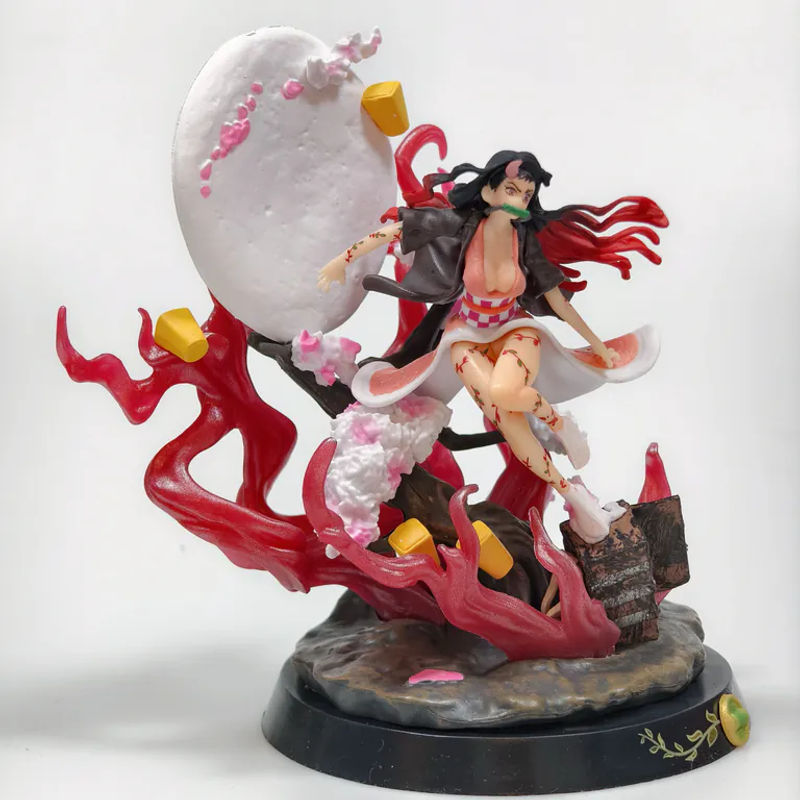 Bandai Ghost Slayer Klinge Magischer Würfel Anime Figur aus Kunstharz, mehrfarbig, Desktop-Dekoration Ornament - Bild 5