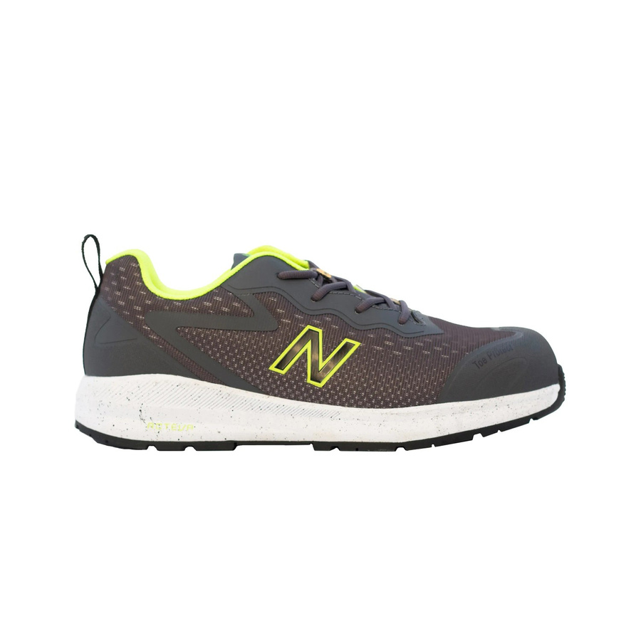 New Balance Sicherheitsschuhe Logic S1 PL S1P in Grau-Limette Gr. 45,5 nach EN ISO 20345 - Bild 2