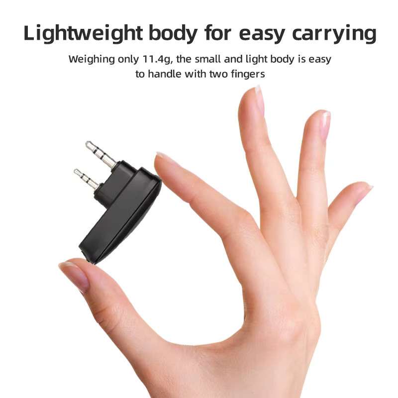 Baofeng Bluetooth Programmierer Adapter für Walkie Talkies mit K-Stecker in Schwarz - Bild 1