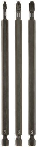 Kwb Torq-Bit Schraubendreher-Bit Set 3-teilig Schwarz - Bild 1