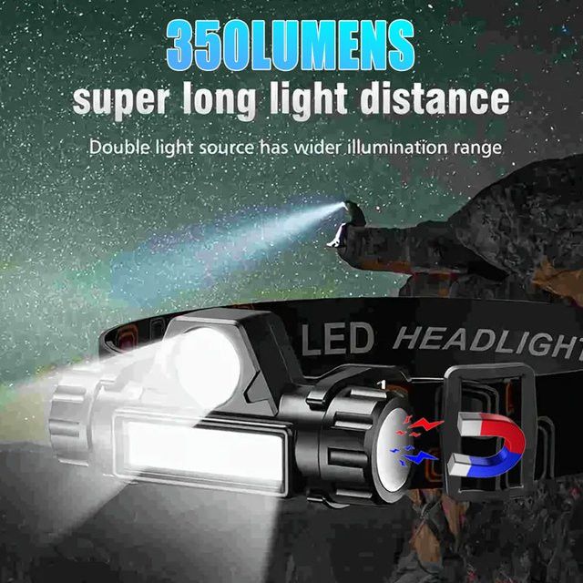 NEWBIRTH LED COB Scheinwerfer mit integriertem Akku, wasserdichte magnetische Taschenlampe für den Außenbereich - Bild 1