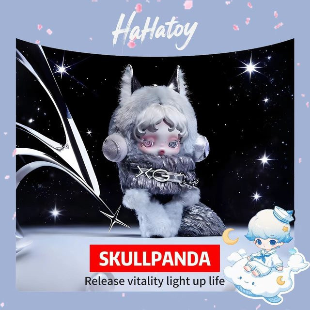 POP MART SKULLPANDA x XG, Hang-Card-Figuren, Komplette Serienkollektion - Bild 1