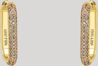 Joop! Creolen, Zirkonia, Gold, Unisex - Bild 1