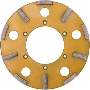 Eibenstock Diamant-Schleifteller für Beton in Gelb, Durchmesser: 235 mm - Bild 1