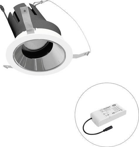 EVN LED-Deckenstrahler F01R11AM1830L24D in Weiß, rund und modern, Einbauleuchte aus Metall mit verstellbarem Lichteffekt - Bild 1