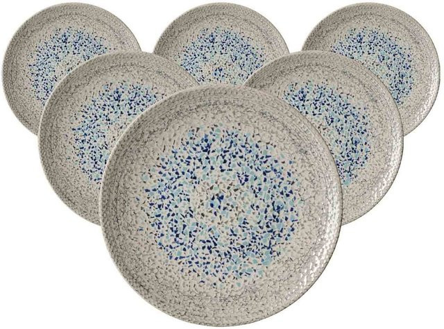 Ritzenhoff & Breker Dessertteller Rimini aus Keramik, 6er Set, Multicolour, Durchmesser: 20,5 cm - Bild 1