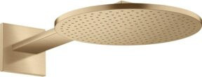 Hansgrohe Axor Kopfbrause 300 1jet mit Brausearm, Brushed Bronze, Rund, Wandmontage - Bild 1