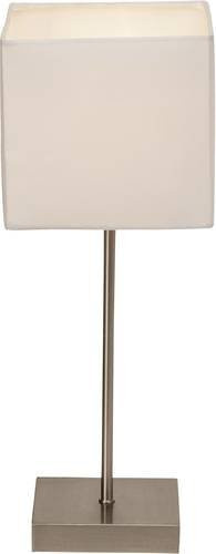 Brilliant Aglae Tischleuchte mit Touchschalter in Weiß und Chrom, E14, 40W - Bild 1